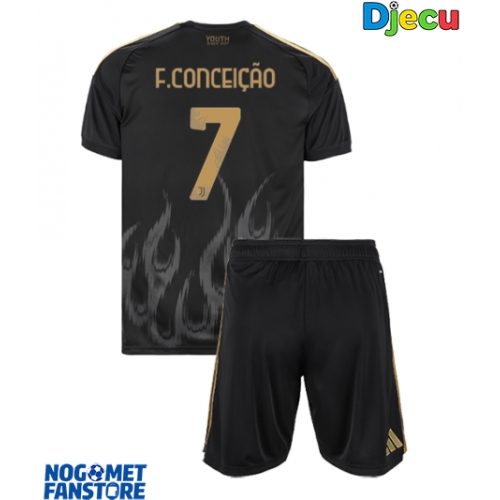 Juventus Francisco Conceicao #7 Rezervni Dres za djecu 2026-27 Kratak Rukav (+ Kratke hlače)